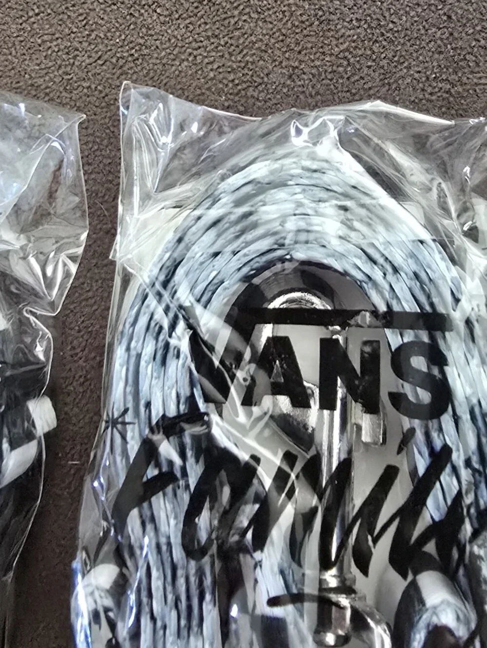 Vans Black & White Checkerboard Dog Leash Set